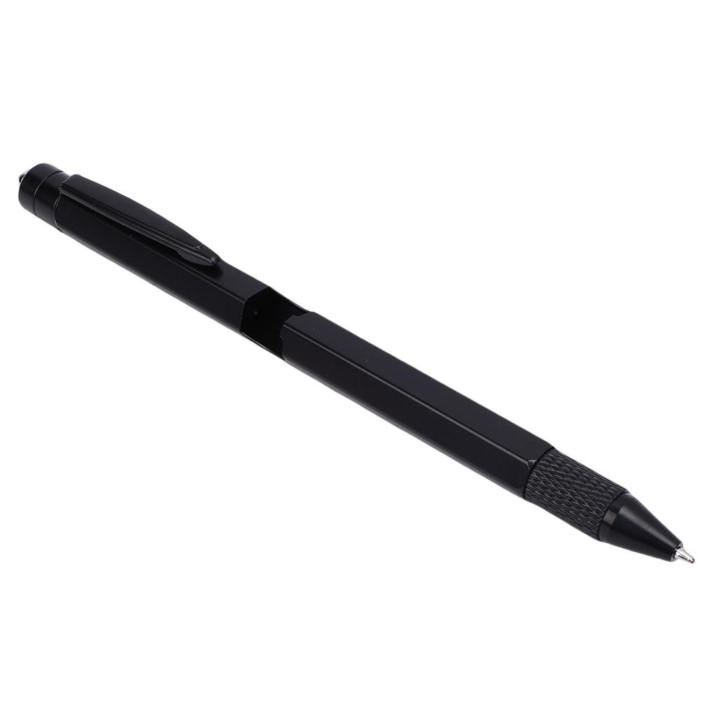 9 in 1 Multitool Pen LED Flashligt Bottle Opener Rubber Touch Screen Pen Ballpoint Pen Screwdriver Level Ruler Tool Pen