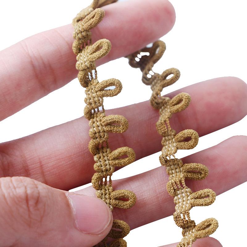 Schwarz & Weiß Ohr Knopfloch Gummiband für Kleidung Kragen