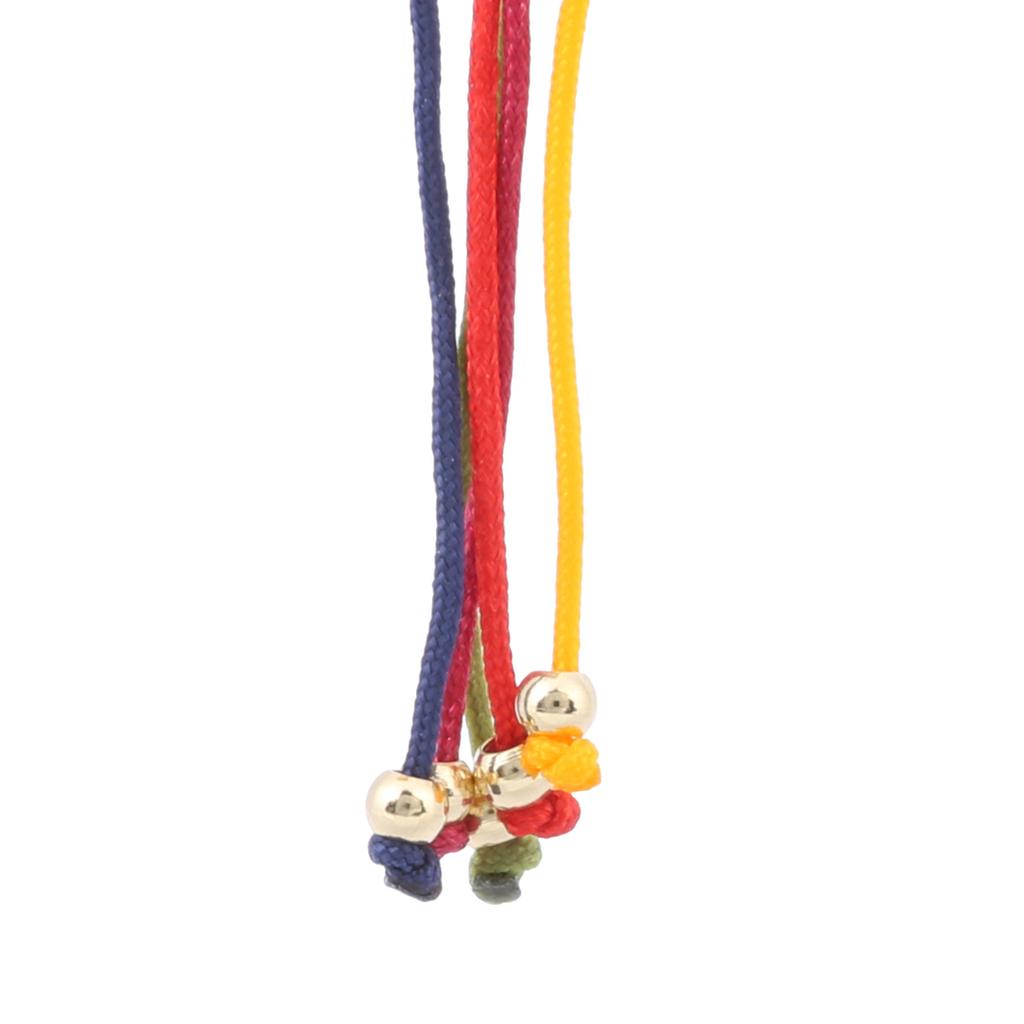 Unique and Stylish Knitting Hand String Lightweight Wristband Colorful Knitting Bracelet with Delicate Pendant for Women