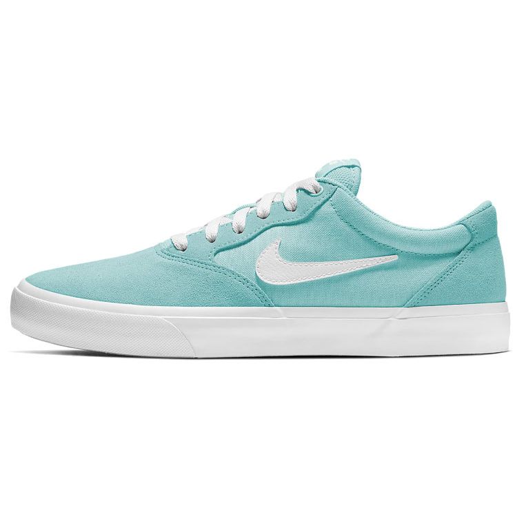 Nike SB Chron SLR Leather Low Top Skate Shoes Unisex Sneakers Light-Rain-Green CD6278-302