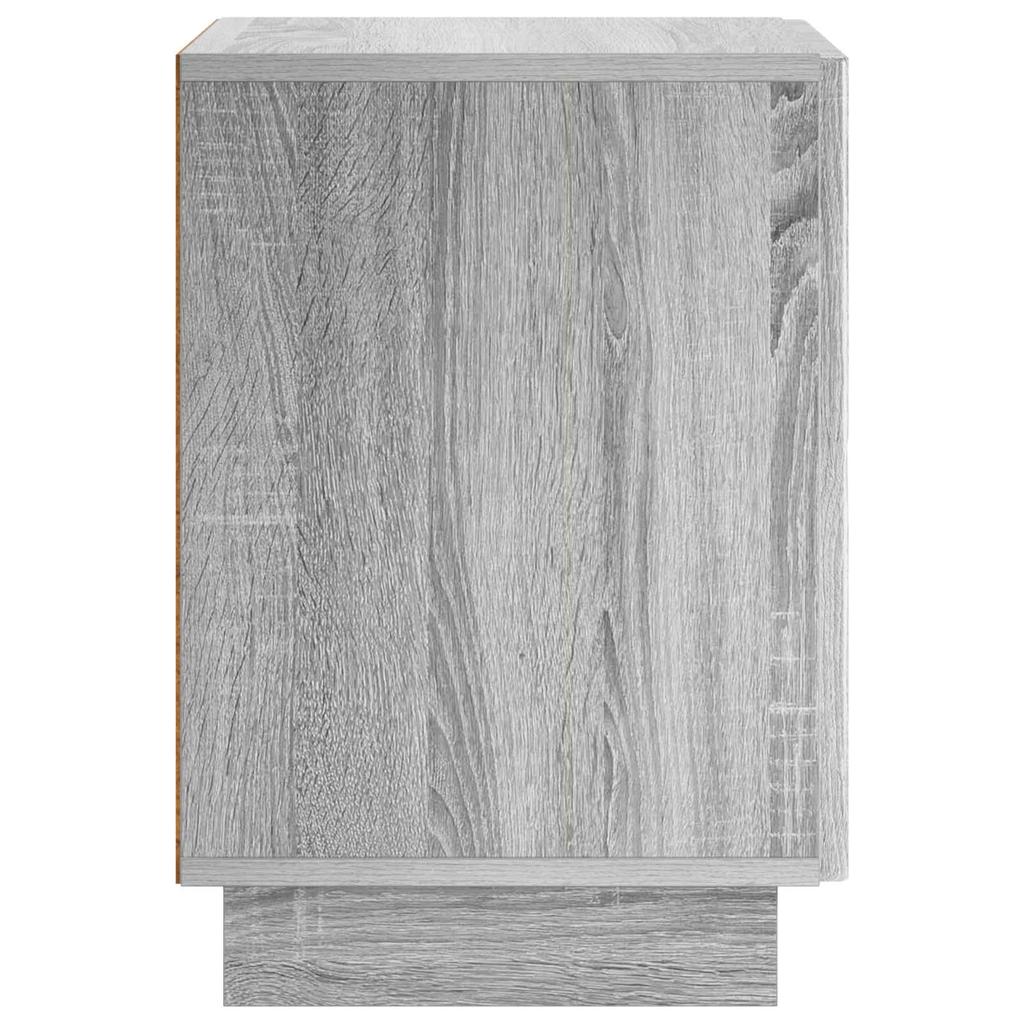 Nightstand 2 pcs. Sonoma Grey 33.5 x 34.5 x 50 cm Engineered Wood