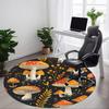 1pc Mushroom Pattern Chair Carpet for Office, Soft, Non-Slip Polyester Mat, Office, Living Room, Bedroom, Durable Polyester Yy251207123