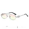 Euro Retro Oval Sunglasses With Uv400 Protection For Fashionable Sunwear And Outdoor Activities