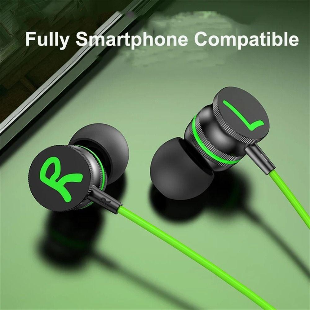 Electronics Music L Jack 3.5mm Gaming Wired Earphone Wired Earbuds In Ear Earphone Stereo Headset