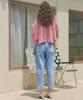 UNKNOWN PLANET Up-233 Water Wash Boyfit Pants