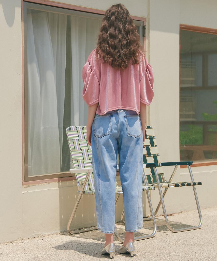 UNKNOWN PLANET Up-233 Water Wash Boyfit Pants