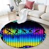 Killua Zoldyck pattern round rug,Carpet Rug for Living Room Bedroom Playroom ,Non-slip Floor Mat,Holiday Gifts and Birthday Gifts.