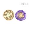 1PC Christmas Series Fire Paint Stamp Head Invitation Envelope Fire Paint Wax Seal Stamp Head Blessings Fire Lacquer Seal Decor