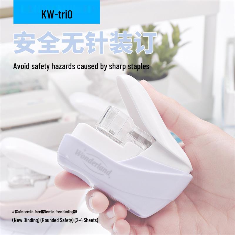 Kede You 5399 Effort-Saving Mini Stapleless Stapler for Safe Desktop and Child Use