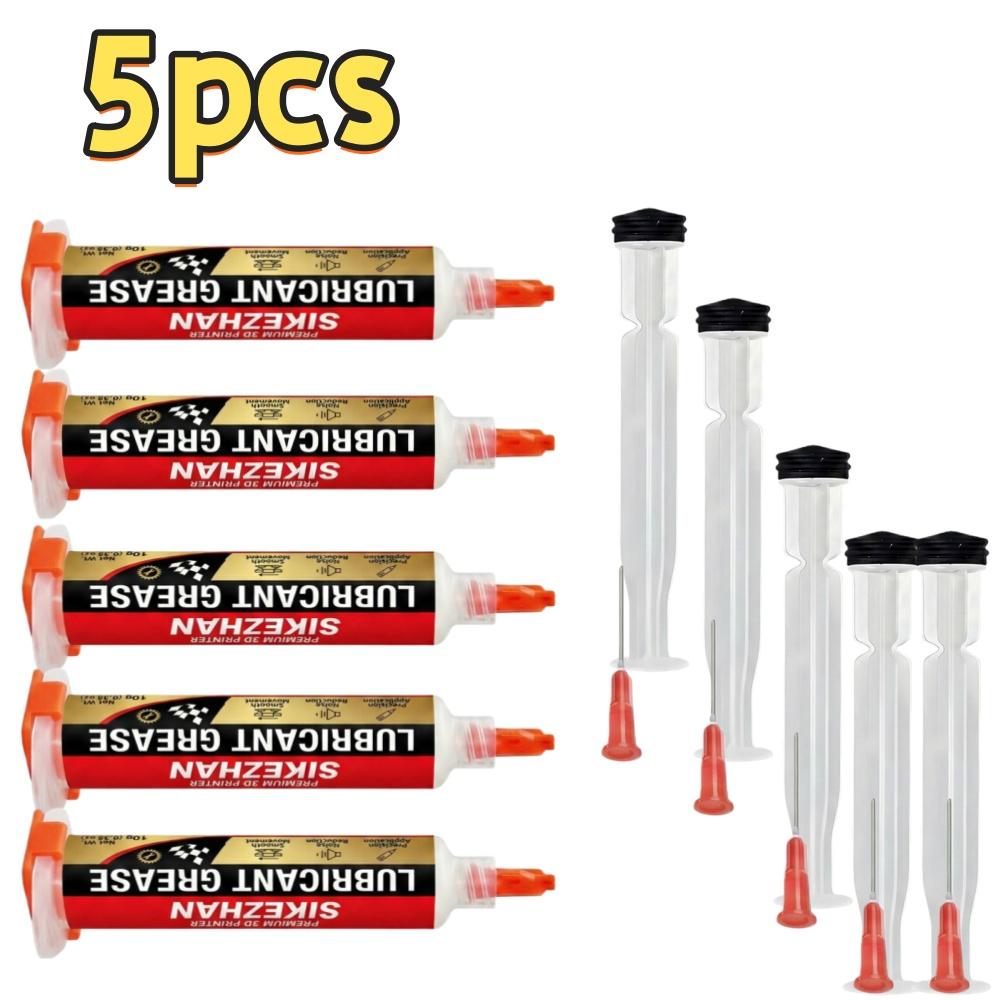 SIKEZHAN 3D Printer Grease White Lubricant Lube for Lead Screws Linear Rails Rods Reduce Noise Smooth Printing Maintenance Kit