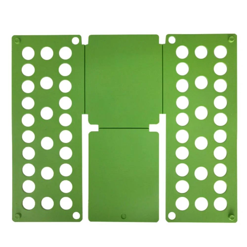 Пластиковая складная доска для одежды простая и быстрая детская папка для белья складная доска для рубашек инструмент для домашнего хранения для детей и взрослых зелёный 969₽