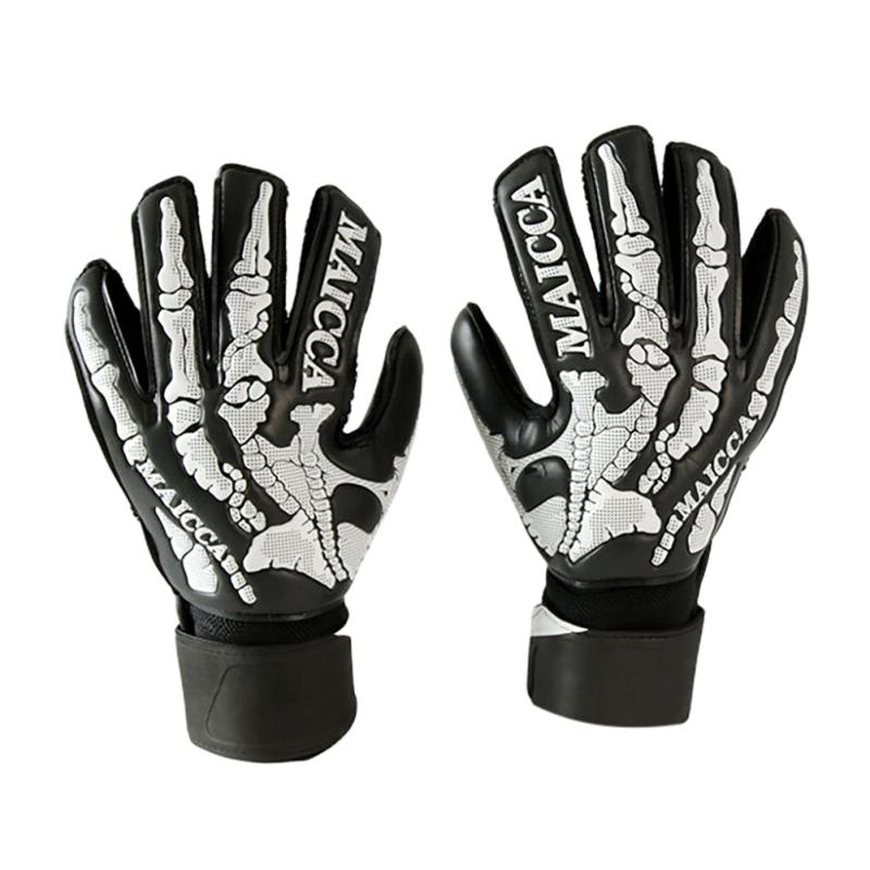 2 Pieces Goalkeeper Gloves Breathable Youth&Adult Soccer Goalie Gloves with Fingersave Hand Protective