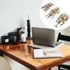 3 Pcs Beetle Tea Pet Brass Adornment Desktop Ornament Figurine Decoration Statue Nail Glue Beetles