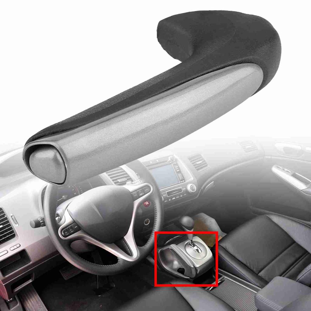 Car Handle Grip Cover Handbrake Protector Cover for Honda Civic Sedan 06 11 Interior Trim Black