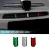 Echt Hard Koolstofvezel Voor Abarth 595 695 2017 2018 2019 2020 2021 2022 2023 Linksgestuurd Rechtsgestuurd Auto Grille Italiaanse Vlag Bescherm Accessoires.