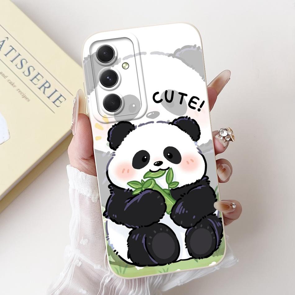 For Samsung Galaxy C55 M55 F55 5G Cute Panda Rabbit Cartoon Soft Silicon Case For Samsung C55 M55 F55 Shockproof Phone Cases