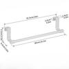 Wall Mounted Kitchen Cabinet Towel Rack - A Space Saving Cloth Rack Suitable for Homes and Bathrooms,No Drilling Required