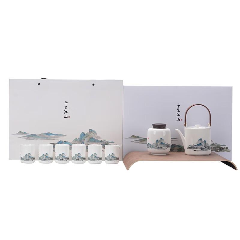 

Shanyantang Qianli Jiangshan Ceramic Tea Set