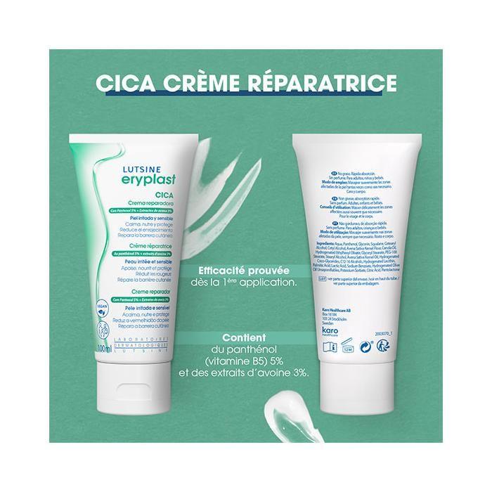Lutsine Eryplast Cica Repair Cream Face and Body 100 Ml