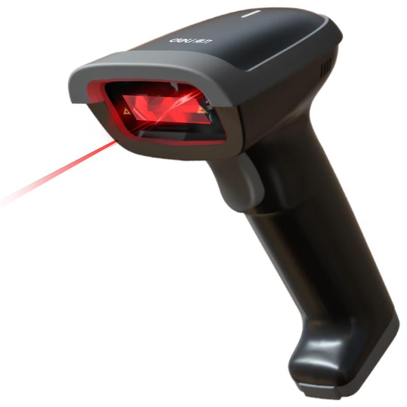 Deli Wired Laser 1D Barcode Scanner