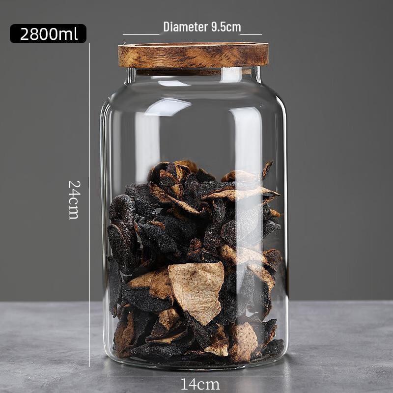 High Borosilicate Glass Airtight Food Storage Container 2800ml