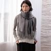 Gradually change color scarf women's 2025 new autumn and winter imitation cashmere sweet scarf warm medium and long shawl