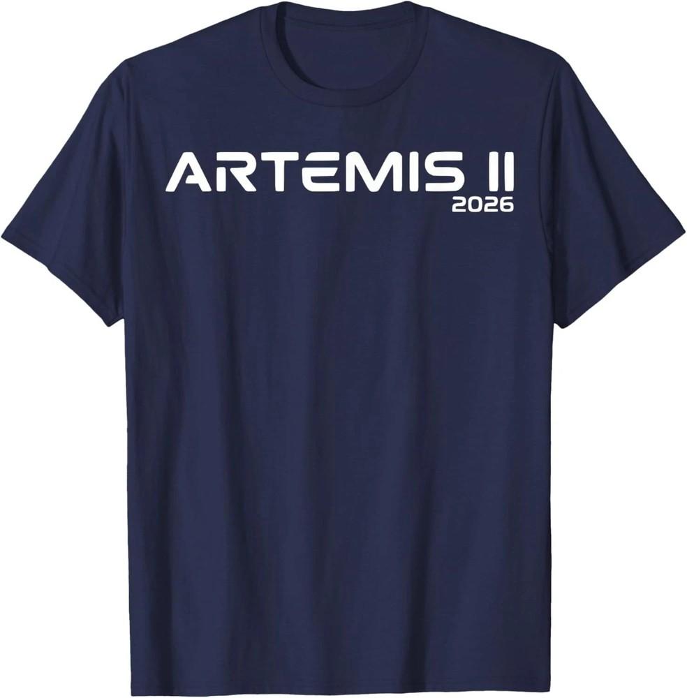 Artemis II Запуск Обратно на Луну 2026 Унисекс Футболка Унисекс Футболка S