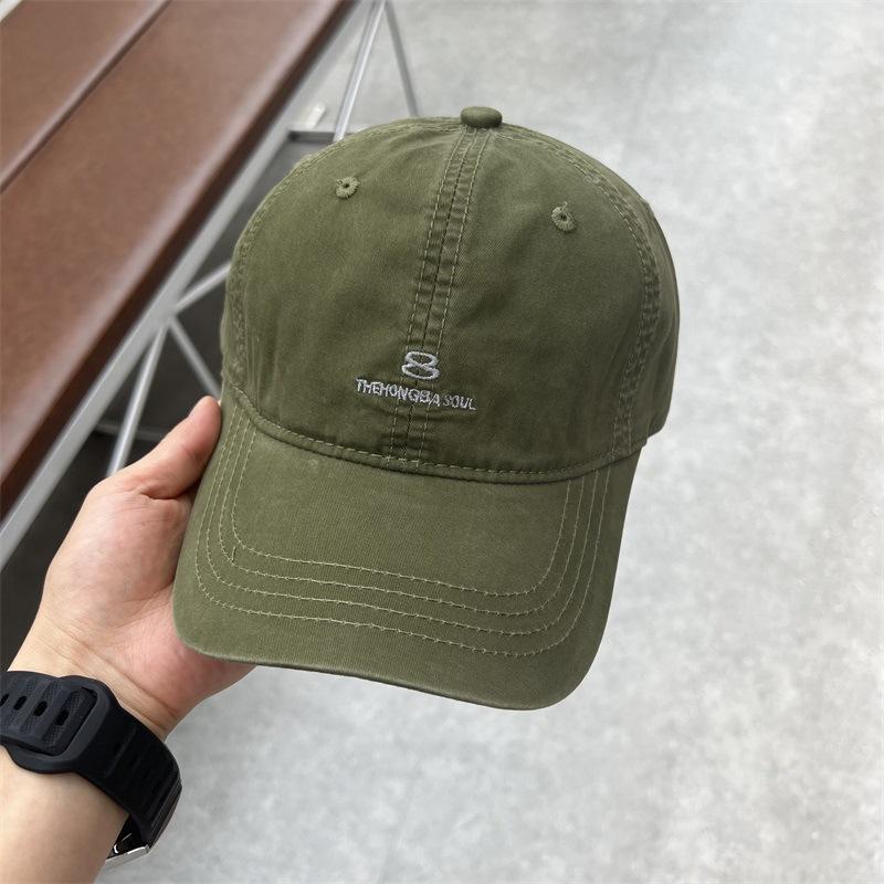 Large head circumference baseball cap Unisex small face deepened large casual embroidery letter cap