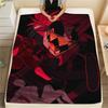 Hazbin Hotel Alastor Print Flannel Blanket, High Quality Comfortable for All Seasons, Home Decor, Warmth and Comfort, Perfect for Christmas Gifts32