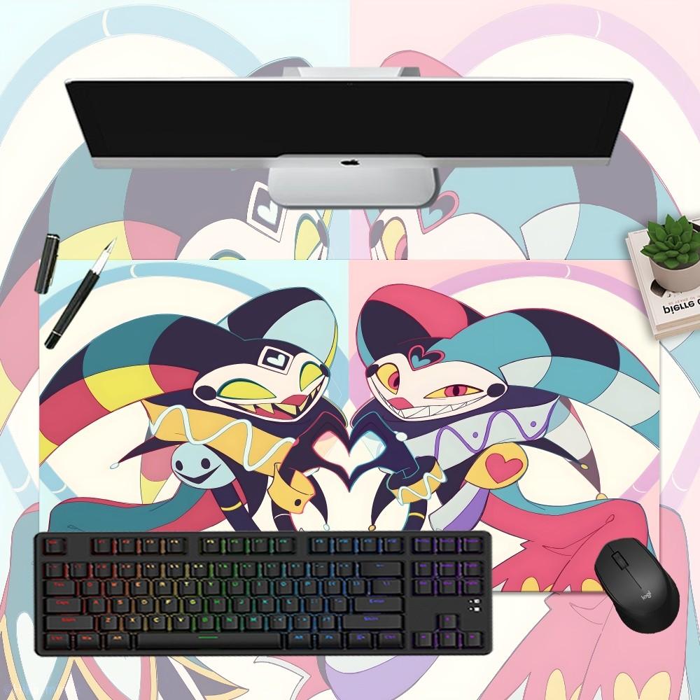 Cartoon H-Helluva Boss Terror Mousepad Boy Pad Natural Rubber Gaming Desk Mat Size For Gameing World Of Tanks CS GO Zelda