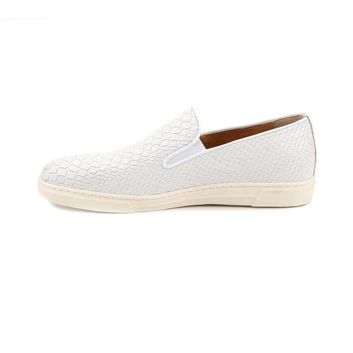 Roshoeman 0005 Slip-On White Anaconda