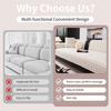Couch Cover, Washable Sectional Sofa Cover, Anti Slip Sofa Slipcovers for 3 Cushion Couch Sofa L Shaped Recliner, Furniture Prot