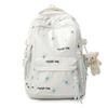 Schoolbag High School Student Schoolbag Junior High School Girl Ins Niche Floral Bear High Value Backpack Japanese Printed Backpack