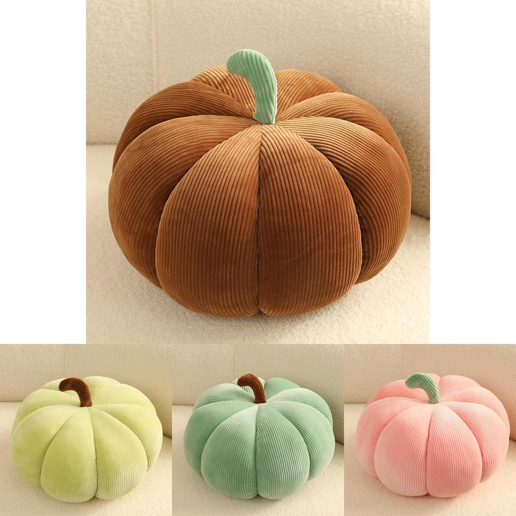 Colorful Pumpkin Plush Pillow Soft Decorative Cushion For Halloween Home Living Room