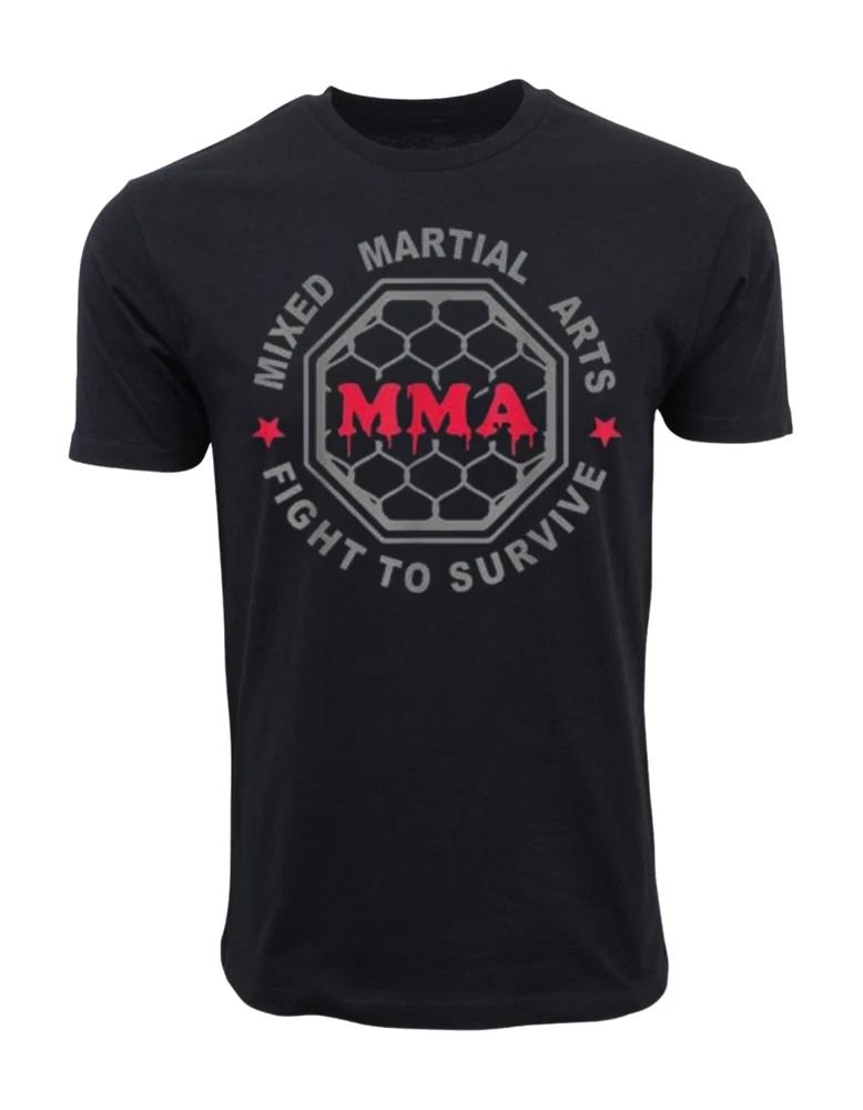 Mma Mixed Martial Arts Cage T Shirt Bjj Premium TShirt S