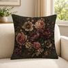 art vintage floral still life oil painting Cushion Cover Soft Short Plush SkinFriendly Cushion Case for MultiScene Use