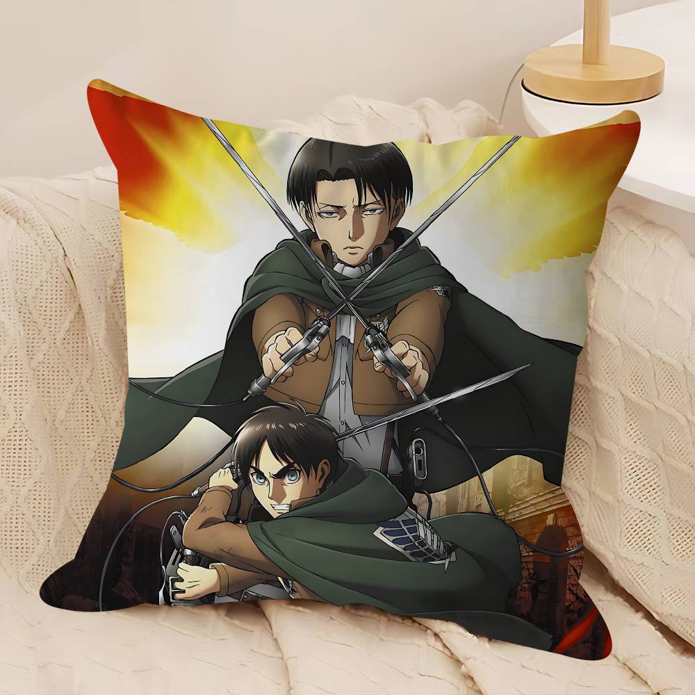 L-Levi A-Ackerman 45*45cm Cushion Cover Pillow Cover Decor Pillowcase Home Pillowcase For Couch Pillow