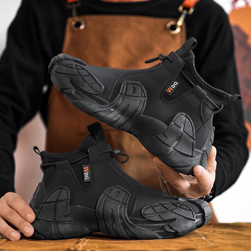 Summer Men Barefoot Sock Shoes Man Daily Breathable Casual Walking Shoes Fashion Running Sneakers Comfy Platform Tenis Shoes