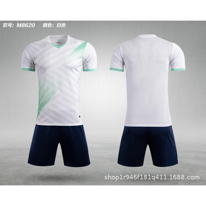 Kids Soccer Jerseys Lightweight Breathable Team Training Uniforms Customizable Number Sports Shirts Boys Girls