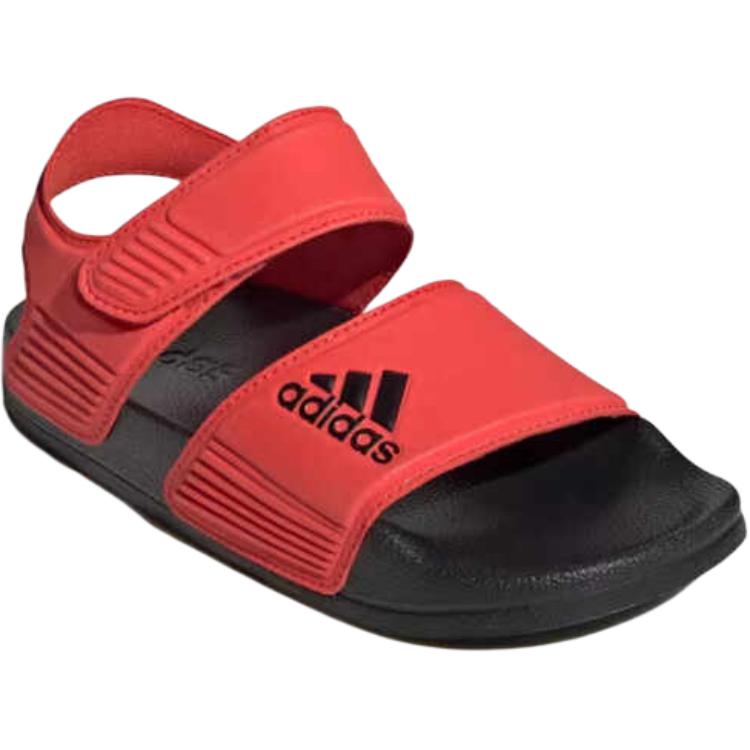 Adidas Adilette Comfortable Versatile Non-Slip Durable Low-Top Sandals Kids Sandals Red IH3633