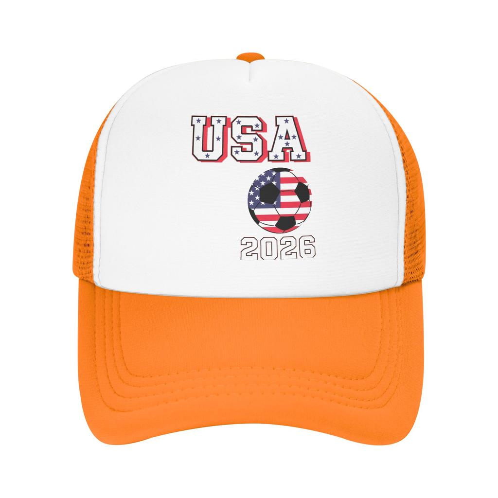 Personalized  Football Soccer Cups Baseball Cap Outdoor Unisex Womens Adjustable USA Canada Mexico Dad Hat Autumn