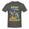 Unisex Meme 6 7 Six Seven Bruh 67 Steal A Brainrot Trendy T Shirt Vintage Oneck Cotton T Shirts
