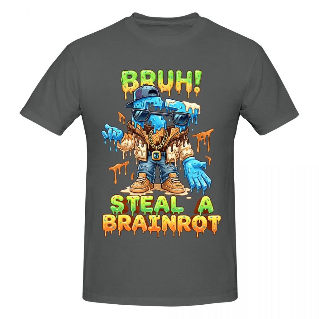 Unisex Meme 6 7 Six Seven Bruh 67 Steal A Brainrot Trendy T Shirt Vintage Oneck Cotton T Shirts