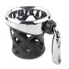 Motorcycle Handlebar Cup Holder Drink W/ Mesh Basket Mount Universal For Harley