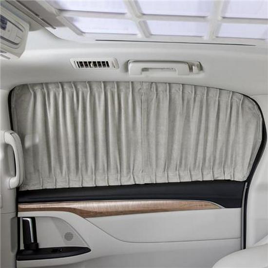 BAIC Weiwang 306 Suede Car Curtains with Eco-Friendly Aluminum Alloy Track for Sun Protection