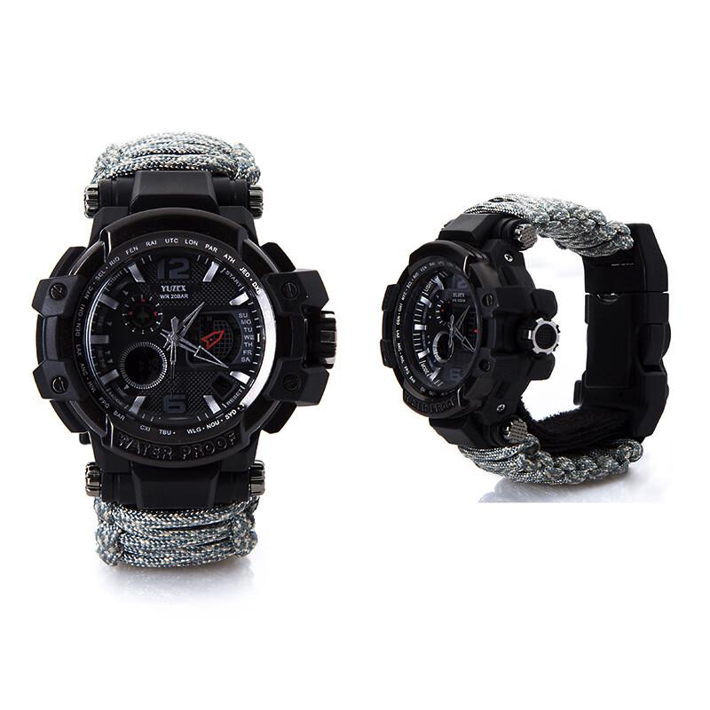 Outdoor Survival Bracelet with Compass
