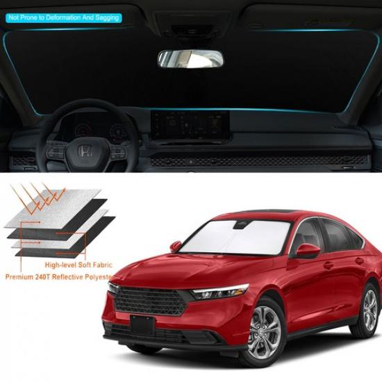 For Honda Accord Sedan -2025 Car Windshield Sunshade Visor UV Block Cover