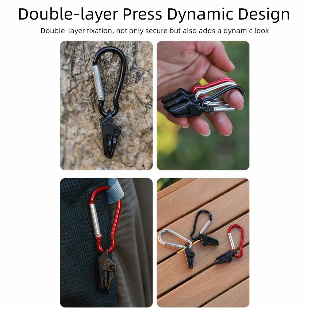 40Pcs Plastic Alligator Tent Clips Anti-Skid Awning Tarpaulin Clips Outdoor Camping