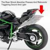 1:12 Kawasaki H2R Ninja ZX-6R Modelo de Motocicleta Brinquedo Carro Corpo de Metal Roda Direção Amortecimento Veículos de Motocicleta Presentes para Crianças