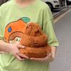 Soft Funny Plush Shoulder Bag Drawstring Women's Crossbody Bag Cartoon  Poop Shape Handbag  Gift
